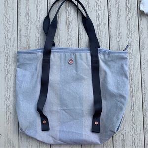 Lululemon bag striped blue